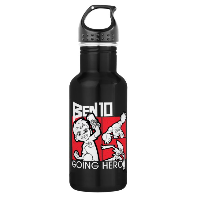 Ben 10 Going Hero Stainless Steel Water Bottle (Front)