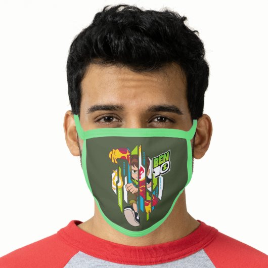 Ben 10 Heatblast DNA Transformation Face Mask (Worn Him)