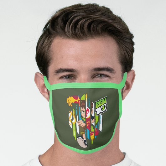 Ben 10 Heatblast DNA Transformation Face Mask (Worn Him)