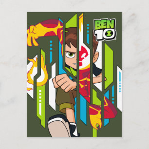 Ben 10 Heatblast DNA Transformation Invitation Postcard