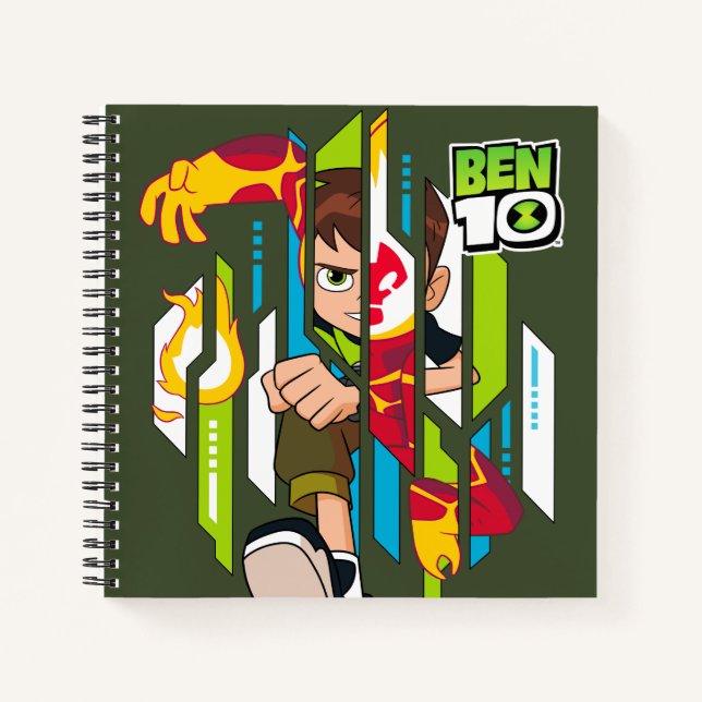 Ben 10 Heatblast DNA Transformation Notebook (Front)
