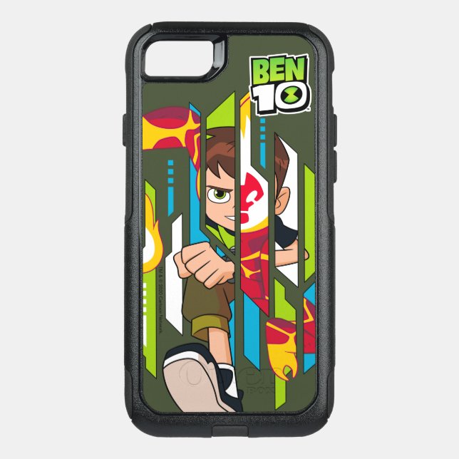 Ben 10 Heatblast DNA Transformation Otterbox iPhone Case (Back)