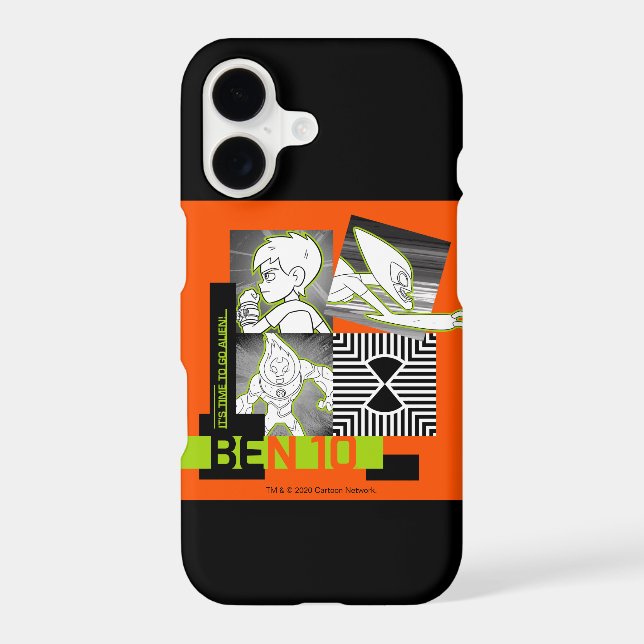 Ben 10 - It's Time To Go Alien Iphone Case (Back)