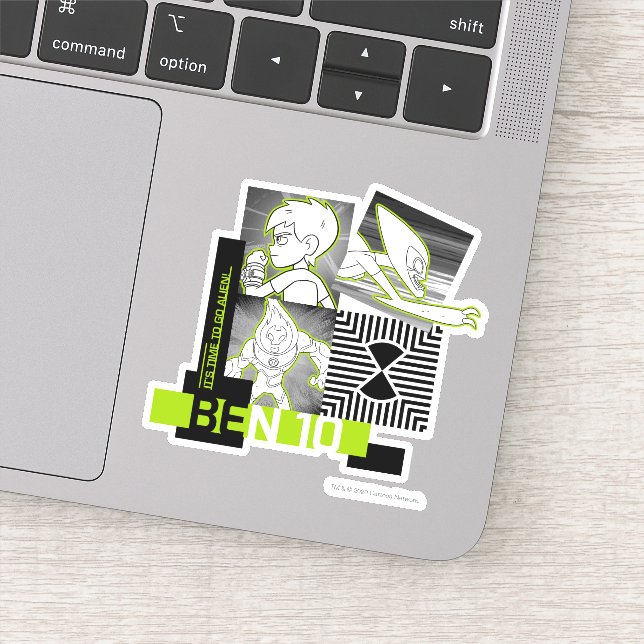 Ben 10 - It's Time To Go Alien Sticker (Detail)