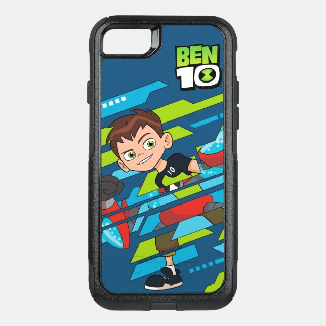 Ben 10 Overflow DNA Transformation Otterbox iPhone Case (Back)