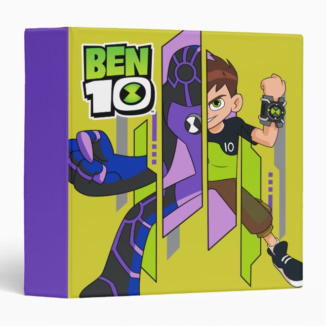 Ben 10 Upgrade DNA Transformation 3 Ring Binder (Front/Spine)