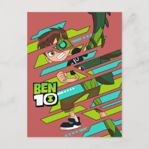 Ben 10 Wildvine DNA Transformation Invitation Postcard