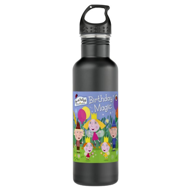 ben and hollys stainless steel water bottle (Front)