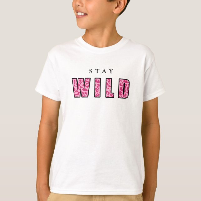 ben azelart stay wild T-Shirt (Front)