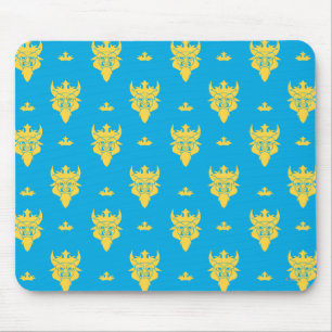 Ben Beast Head Pattern Mouse Pad