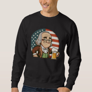 Ben Beer 4th of July Benjamin Franklin Men Women U Sweatshirt