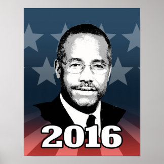BEN CARSON 2016 CANDIDATE POSTER