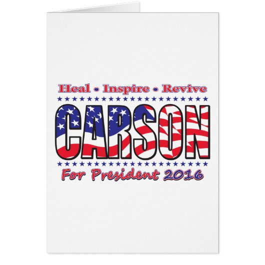 Ben Carson Cards (Front)