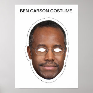 Ben Carson Costume Poster