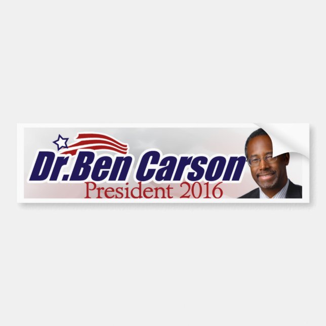 Ben Carson for President Bumper Sticker (Front)