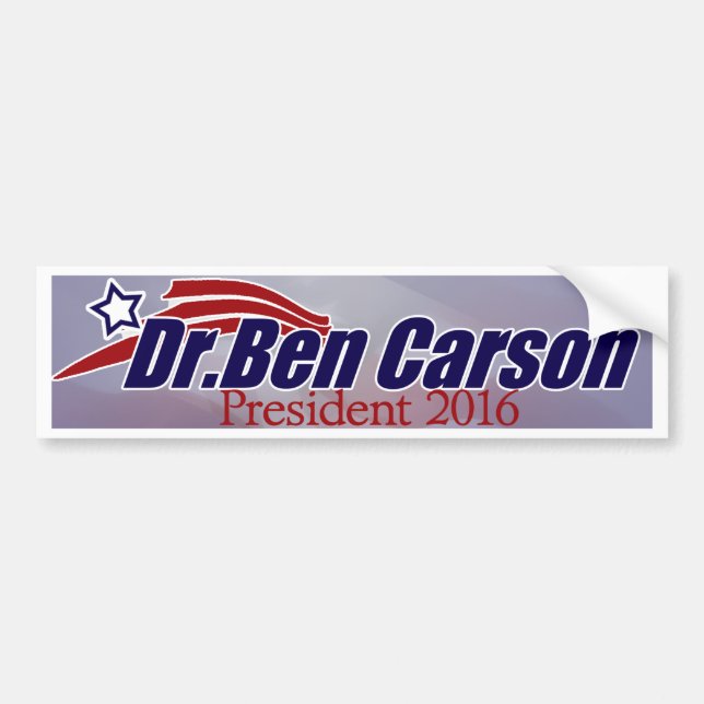 Ben Carson for President Bumper Sticker (Front)
