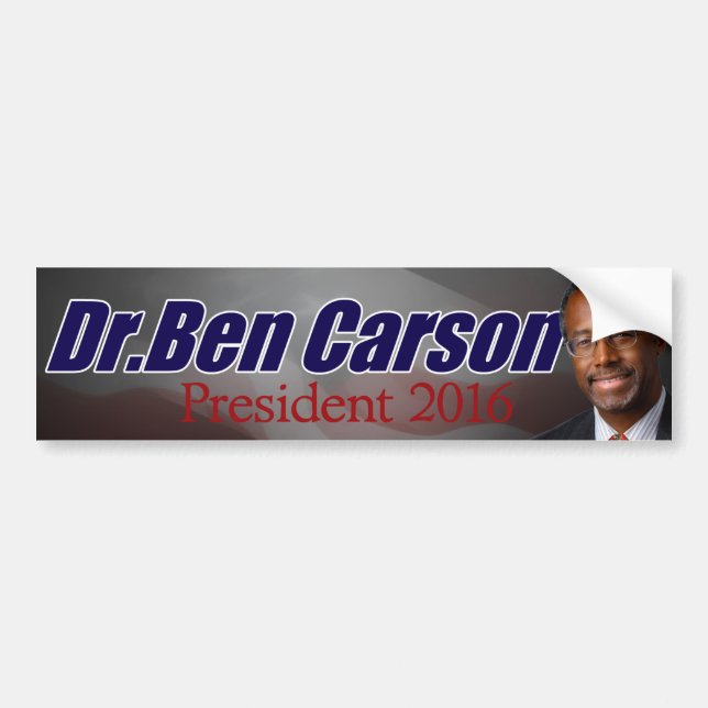 Ben Carson for President Bumper Sticker (Front)