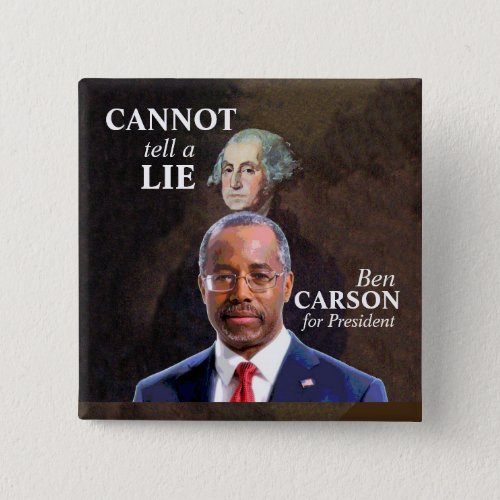 Ben Carson for President Button