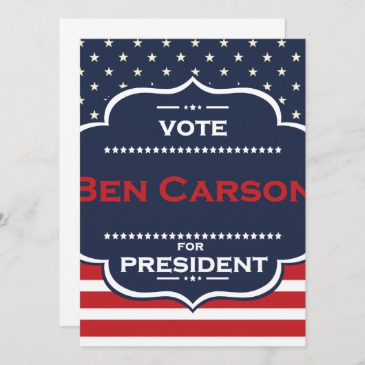 ben carson president (Front/Back)