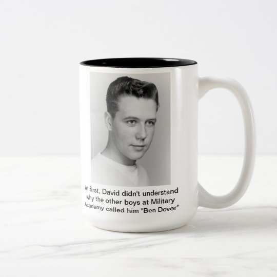 Ben Dover Two-Tone Coffee Mug