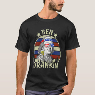 Ben Drankin 4th Of July Benjamin Franklin Men Wome T-Shirt