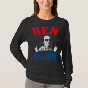 Ben Drankin  4th Of July Benjamin Franklin Usa Fla T-Shirt