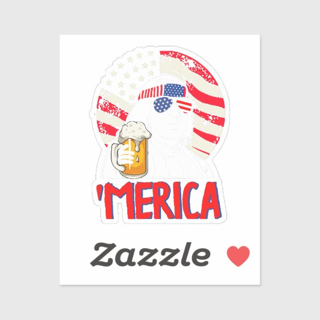 Ben Drankin  Let's celebrate the joy of the 4th of Sticker (Sheet)