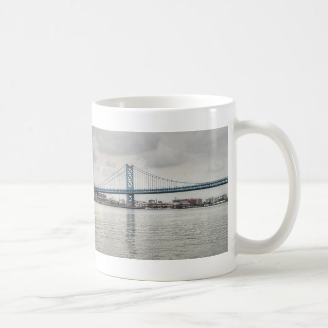 Ben Franklin Bridge Coffee Mug (Right)