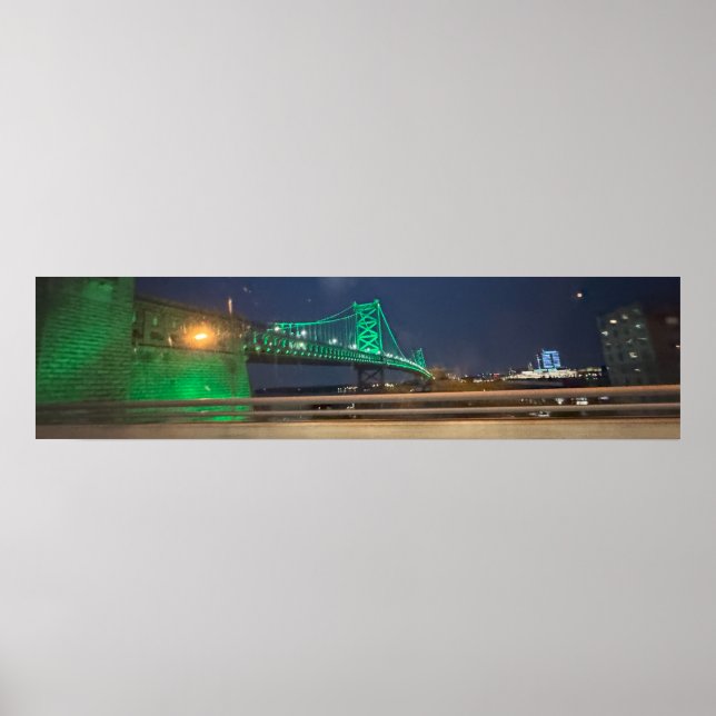 Ben Franklin Bridge Philadelphia Poster (Front)