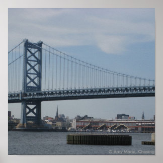Ben Franklin Bridge Poster