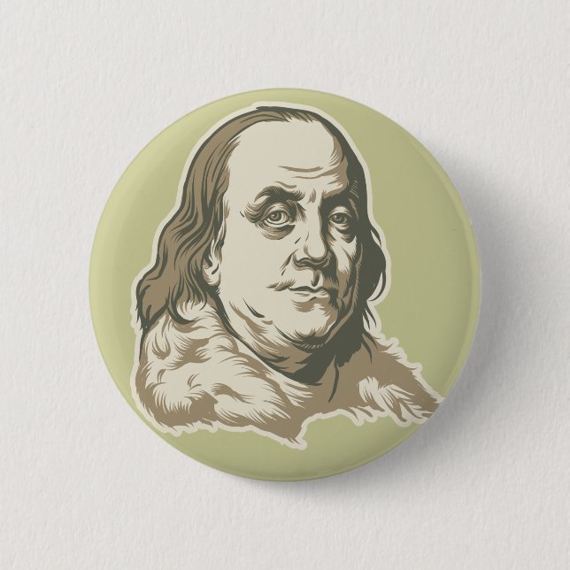 Ben Franklin Button (Front)