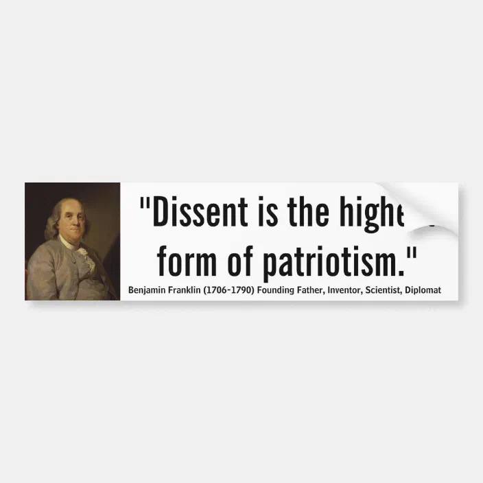 Patriotic Ben Franklin Quote Refrigerator Magnet !!! Historical American Flag 
