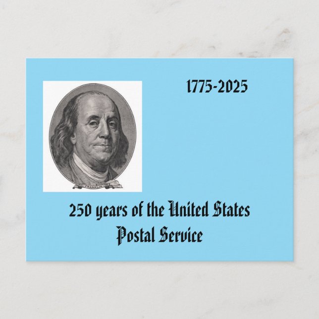 Ben Franklin Maxi Card  (Front)