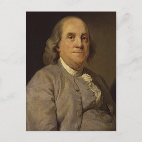 Ben Franklin Portrait Postcard