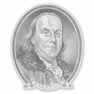 Ben Franklin Sticker