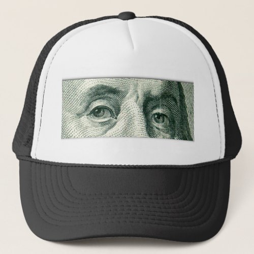 Ben Franklins Eyes Trucker Hat