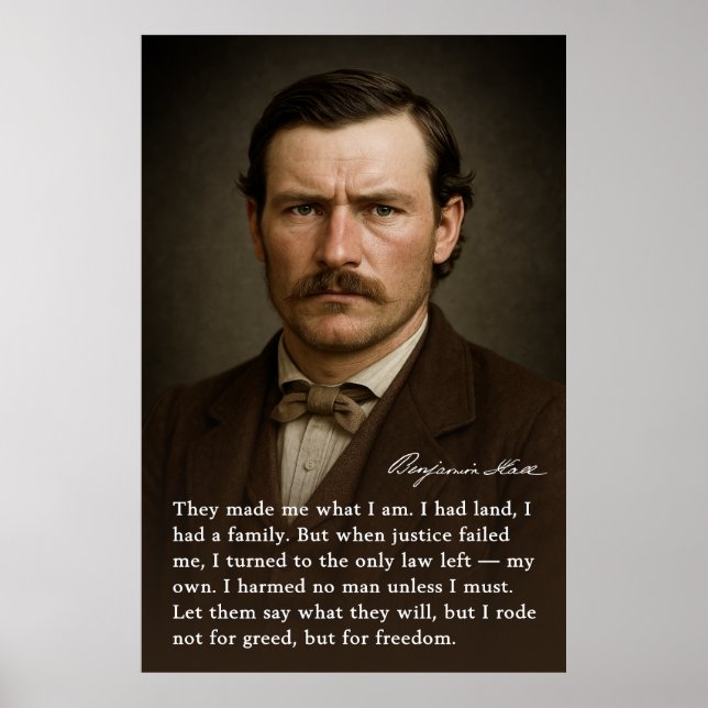 Ben Hall – The Reluctant Outlaw Poster (Front)