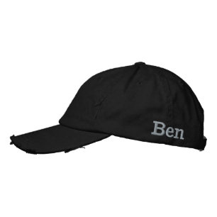 "Ben" His Name Embroidered, Embroidered Baseball Cap