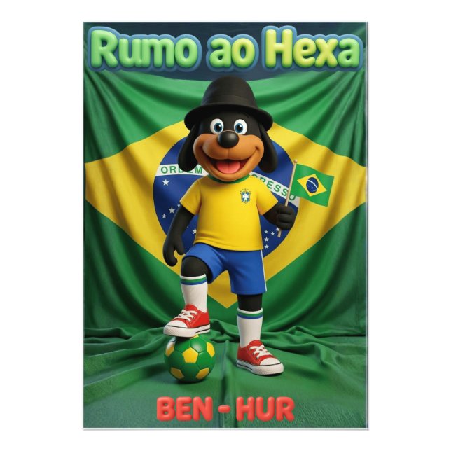 Ben-Hur Kids' Poster Rooting for Hexa 2026 (Front)
