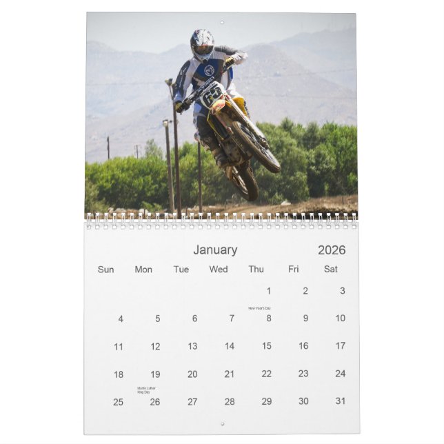 Ben Ingram - Motomontage.com Calendar (Jan 2026)