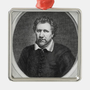 Ben Jonson Metal Ornament