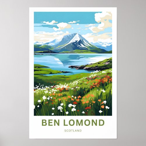 Ben Lomond Scotland Travel Print