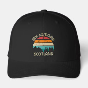 Ben Lomond Scotland Vintage Retro Sunset
