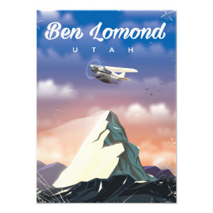 Ben Lomond,Utah travel poster