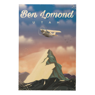 Ben Lomond,Utah travel poster