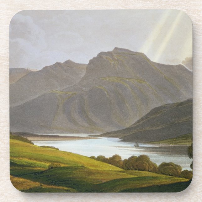 Ben Nevis, plate XII from 'Scenery of the Grampian Drink Coaster (Front)