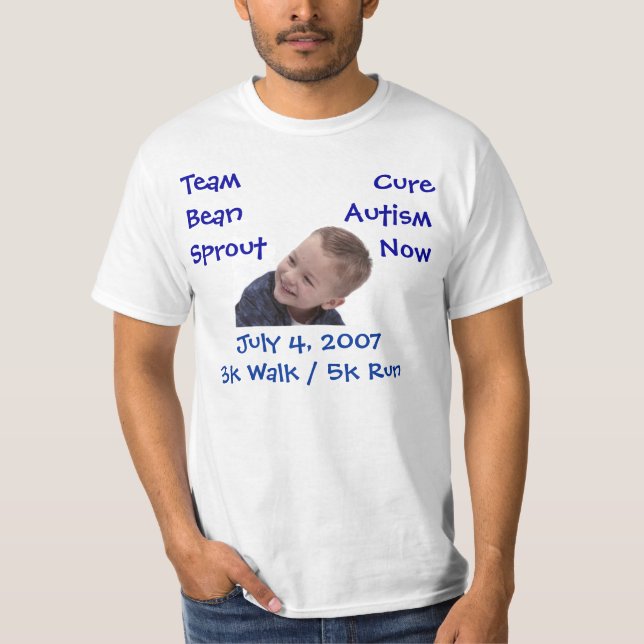 Ben Profile, TeamBean Sprout, July 4, 20073k Wa... T-Shirt (Front)