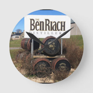 Ben Riach Uhr Whisky Watch Time for a Dram Round Clock