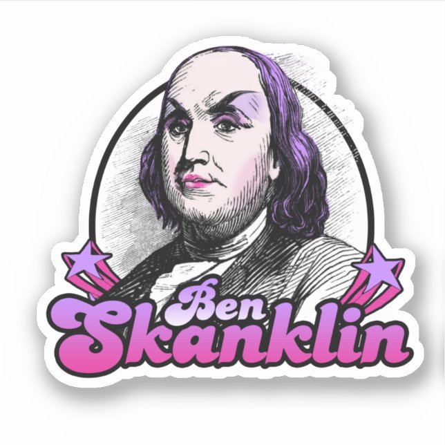 Ben Skanklin Sticker (Front)