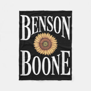 Ben Son Boone Fan Music Retro Vintage Aesthetic Fleece Blanket